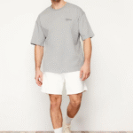 Oversized Travel T-Shirt – Black Casual
